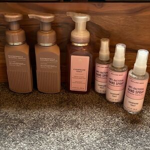 Bath & Body Works soaps & hand sanitizer sprays